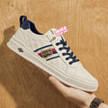 Custom Shoes LOGO Flat White Skateboard Shoes Mens Casual Shoes Luxury Tennis Sneakers Walking Mens Sneakers Zapatos