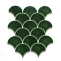 Modern Mermaid Design Ice Crack Pattern Swimming Pool Ceramic Mosaic Tiles Water Jet Cut Shower Floor Mesh Backed Mosaic Tiles