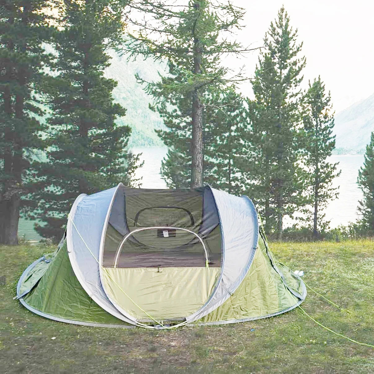 Professional Pop up Hunting Tent - Camouflage Design Silent Setup for Outdoor Survival & Fishing