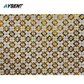 3mm 4mm 5mm Acid Etched Golden Titanium Glass Door Deep Acid Etched Decorative Glass for Building
