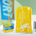Factory Price Super Absorbent Sweat Gym Fitness Yoga Outdoor Jacquard Towel Custom Print Cotton Sports Towels