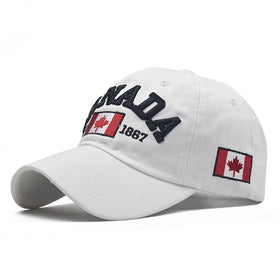 Wholesale Canada Caps Men's Women's Cotton Fashion Cotton Baseball Cap for Men