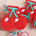 Customize Garment Accessory Red Cherry Iron on Patch for Clothes