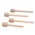 Wooden Honey Spoon Long Handle Honey Dipper Stick Wood Tea Spoon Coffee Mixing Spoon Syrup Honey Extractor