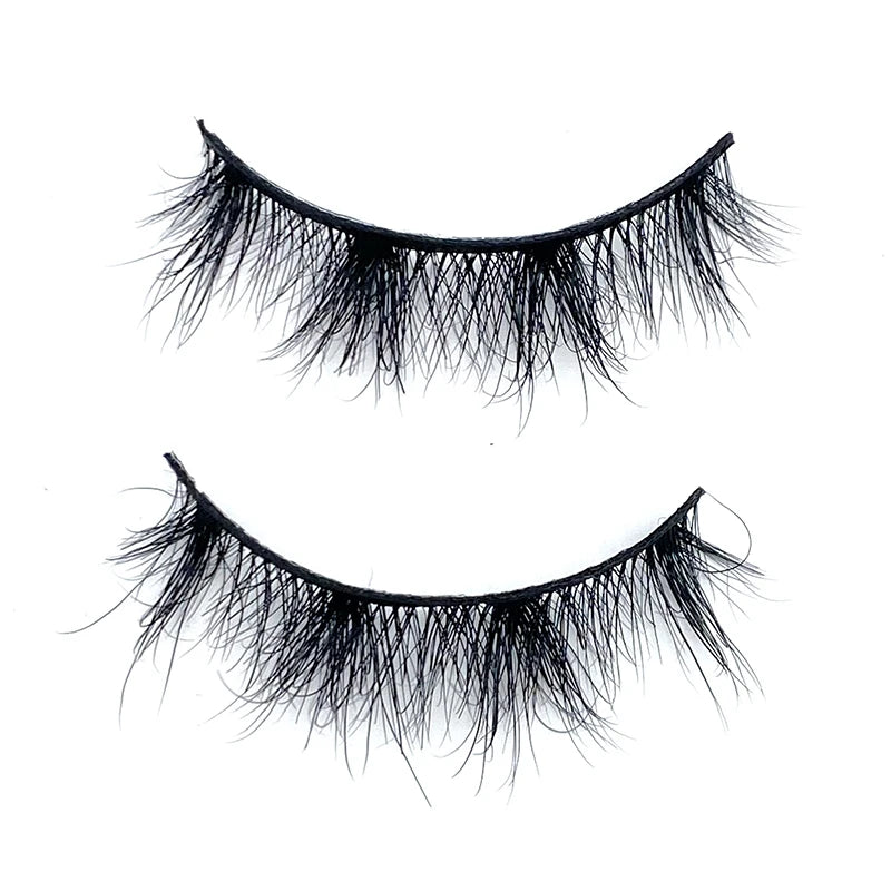 Top Selling False Eyelashes Best Quality Soft Handmade 3D Mink Eyelashes Short Natural Mink False Eyelashes Wholesale Vendor