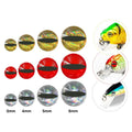 Crank Bait Lure Eyes 3mm-6mm Cat Eyes Sticker Realistic Artificial Fly Tying Eyes for Making Fishing Bait