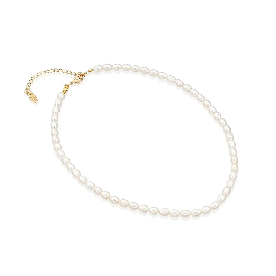 Wholesale Custom Boho Jewelry Dainty Pearl Necklace Akoya Pearl Necklace Natural Pearl Choker Necklace
