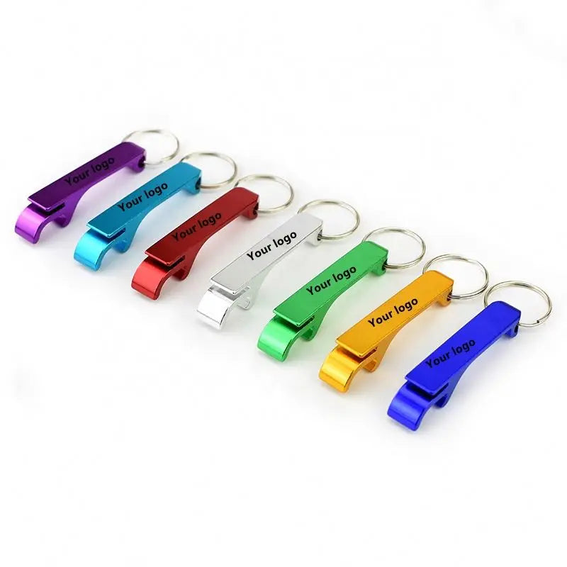 Wholesale Promotional Custom Beer Bottle Opener Blank Keychain With Logo Metal Blank Personalize Key Chains Bottle Opener Cheap