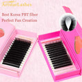 Eyelash Extension Supplies Wholesale 0.05 D Easy Fanning Eyelash Extensions for Eyelash Extensions Salon