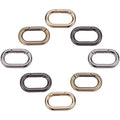 Oval Shape Key Ring Clips Metal Lobster Clasps Swivel Lanyards Trigger Snap Hooks Round Alloy Rings 20mm Standard Packaging
