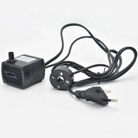5W ABS Plastic Mini Fountain Pump for Garden Desktop & Household Indoor Use with LED 4 Lights Eco-Friendly Water Feature
