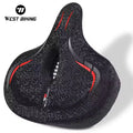 WEST BIKING Soft Bicycle Saddle Thicken Widen MTB Saddles Bike Soft Comfortable Cycling Seat Bicycle Saddle