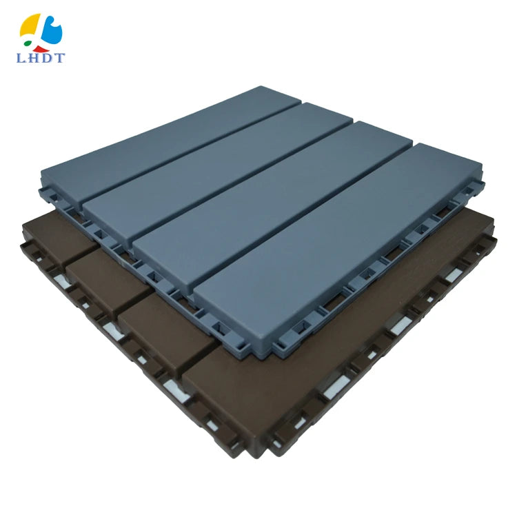 DDP CIF Service Outdoor Porch Patio Terrace Floor Waterproof Plastic Interlocking Flooring Decking Tiles