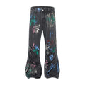 Wholesale Printed Designer Custom Splice Streetwear Oversized Fashion Quality Jeans