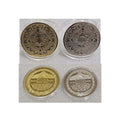 Wholesale Metal Craft Mexico Mayan Aztec Calendar Color Gold Coin Souvenir Gift Commemorative Coin