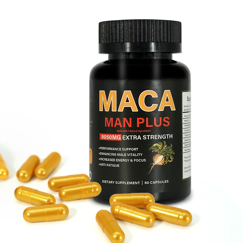 Chinaherbs Maca Root Capsules Increased Energy Comprehensive Health Support Maca Root Powder