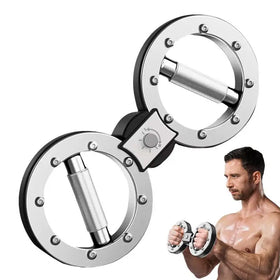 For Arms Strengthen Adjustable Stainless Steel Forearm Exerciser Ergonomic Arm Trainer for Muscle Training Fitness Equipment