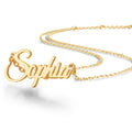 DY Custom Name Letter Necklace Vendor Pvd Plating Stainless Steel Vacuum Gold Plated Personalized Names Necklace