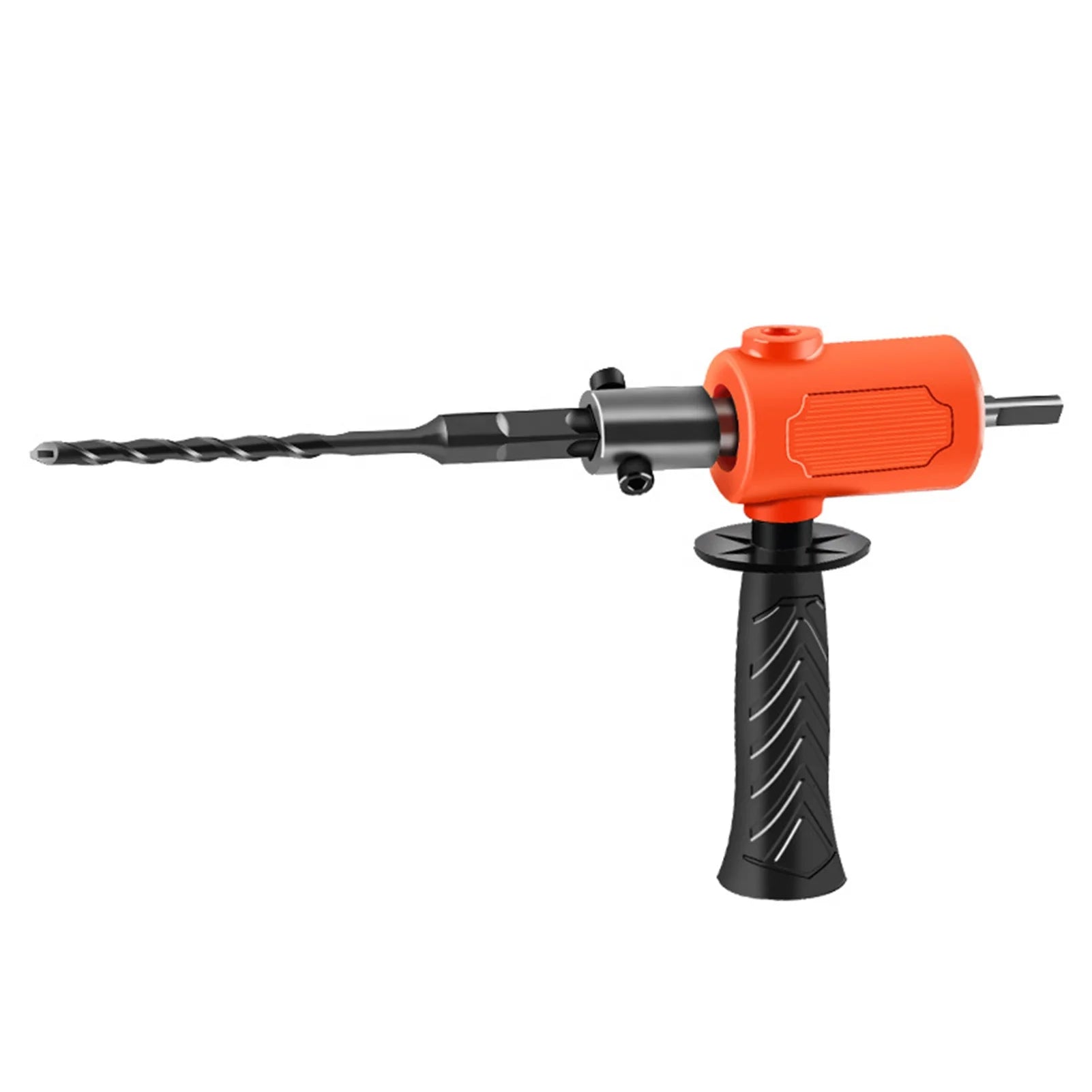 Portable Handheld Electric Drill with Hammer Adapter & Conversion Head Power Tool Accessories Including Drill Bit