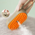 3-in-1 ABS Pet Hair Removal Cleaning Massage Steam Grooming Comb Dog and Cat Brush for Pet Waste Disposal