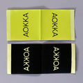Custom Oeko-tex Eco-Friendly High Density Cloth Centre Folded Woven Labels for Garment