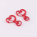 Fancy Heart Shape Metal Bag Swivel Snap Hook for DIY Keychain