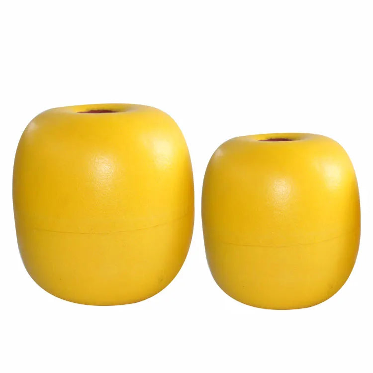 PVC Foam Fishing Float Fishing Net Float Yellow Fishing Marker