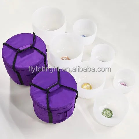 Hot Sale Quartz Crystal Singing Bowl Musical Instrument Accessories for Chakras Sizes 6''-24''