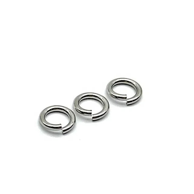 Yiwu Aceon Stainless Steel Big Thick Pendant Connector Lifting 2mm Wire Different Diameter Thick Wire Jump Ring