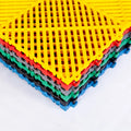 PVC/PP Waterproof Anti-Slip Car Wash Garage Floor Tiles 40x40cm Click Modular Installation Multiple Thickness Options