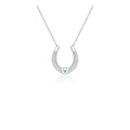 Wholesale Price New Custom Mens Jewellery 925 Sterling Silver Horse Shoe Necklace