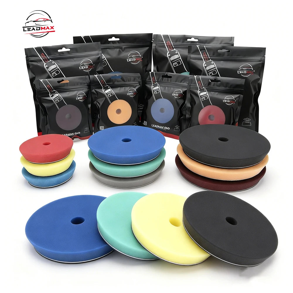 LEADMAX Wholesale Factory DA Foam Car Polishing Pads Buffing Pad Polisher Pad for Car Polish & Care