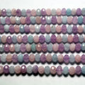 Wholesale Natural Shiny Dream Color Quartz Faceted Rondelle Charm European Beads for Jewelry Making & DIY