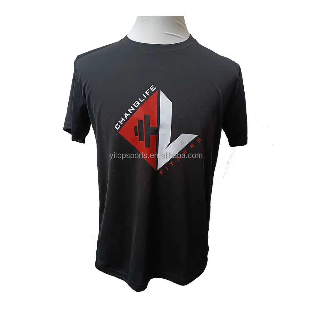 Chinese Factory Custom logo Black White Green Martial Arts Kungfu T Shirt