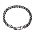 Wholesale Custom Stainless Steel Vintage Silver Mens Motorcycle Bracelet Men Hand Chain Bracelet