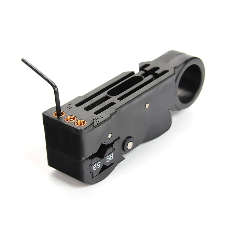 MT-8914A RG6 RG58 RG59 RG62 Crimping Machine Hardware Compressing Tools Coaxial Copper Cable Wire Stripper