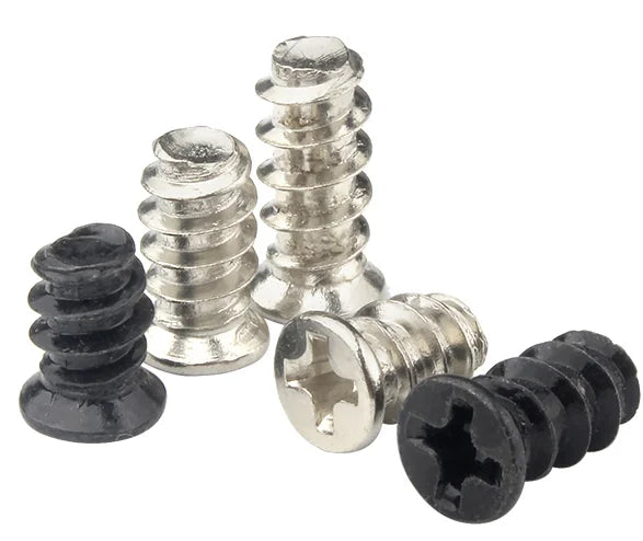 Black Steel Chassis Fan Screw KB Small Flat Countersunk Head Self Tapping Screw