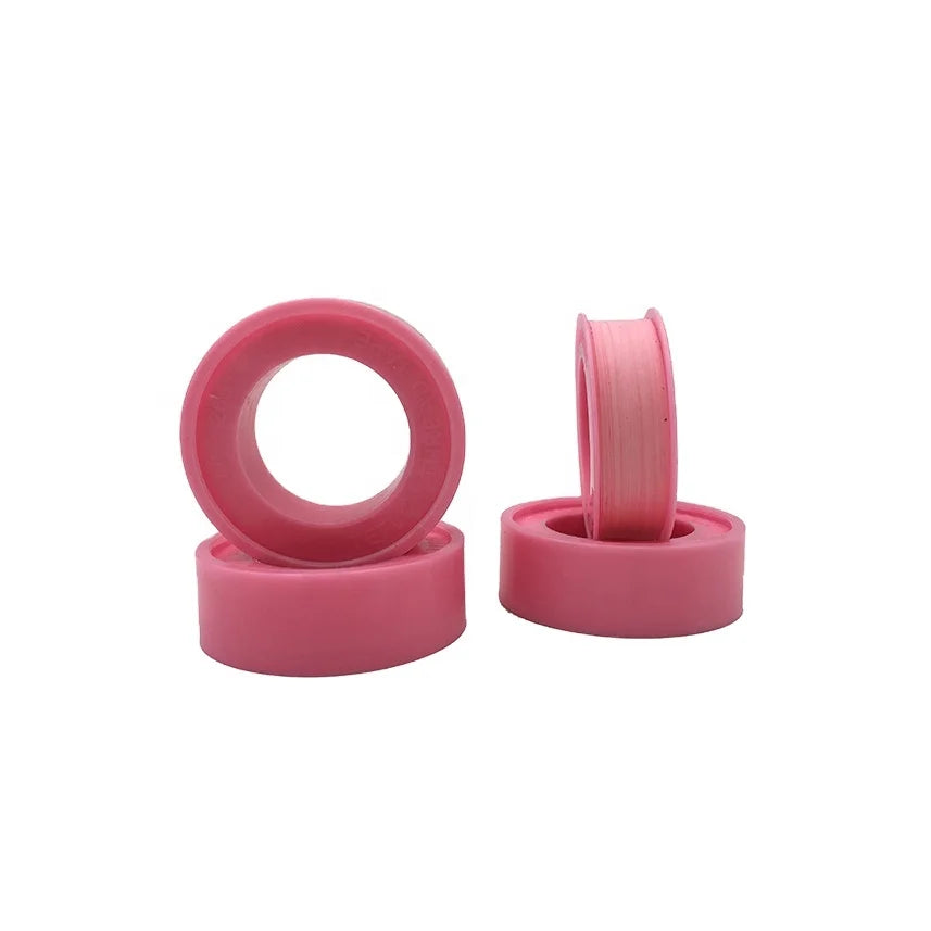 12mm PTFE Thread Seal Tape White/Yellow Colors High Temperature Resistance ISO9001 Certified for Gas Lines