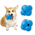 Funny Irregular Rubber Bite-Resistance Pet Chew Balls Interactive Dog Toy for Training with Slow Food Leak for Grinding Teeth