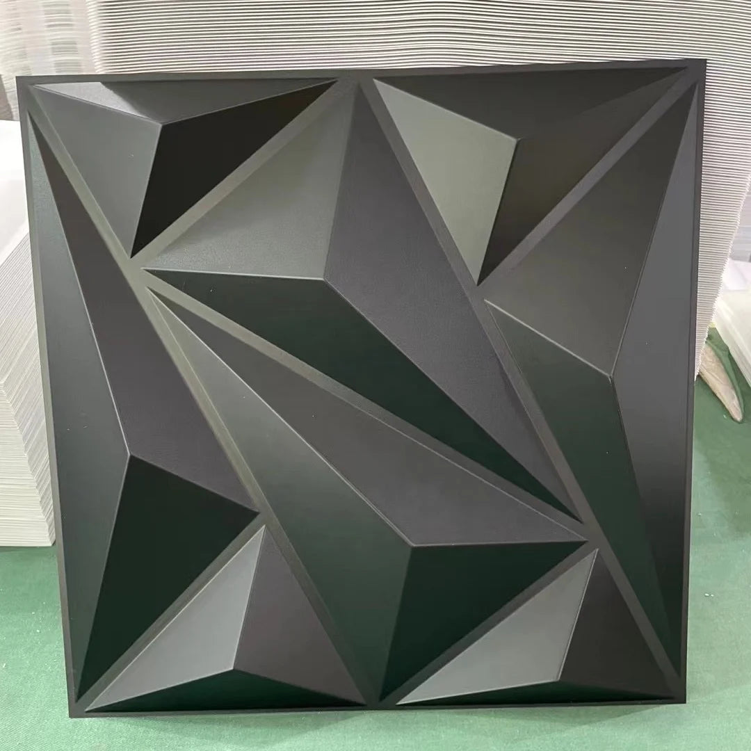 UDK Interior Decoration PVC Waterproof and Flame Retardant 3D Wall Tiles Panel 3d Wallpaper