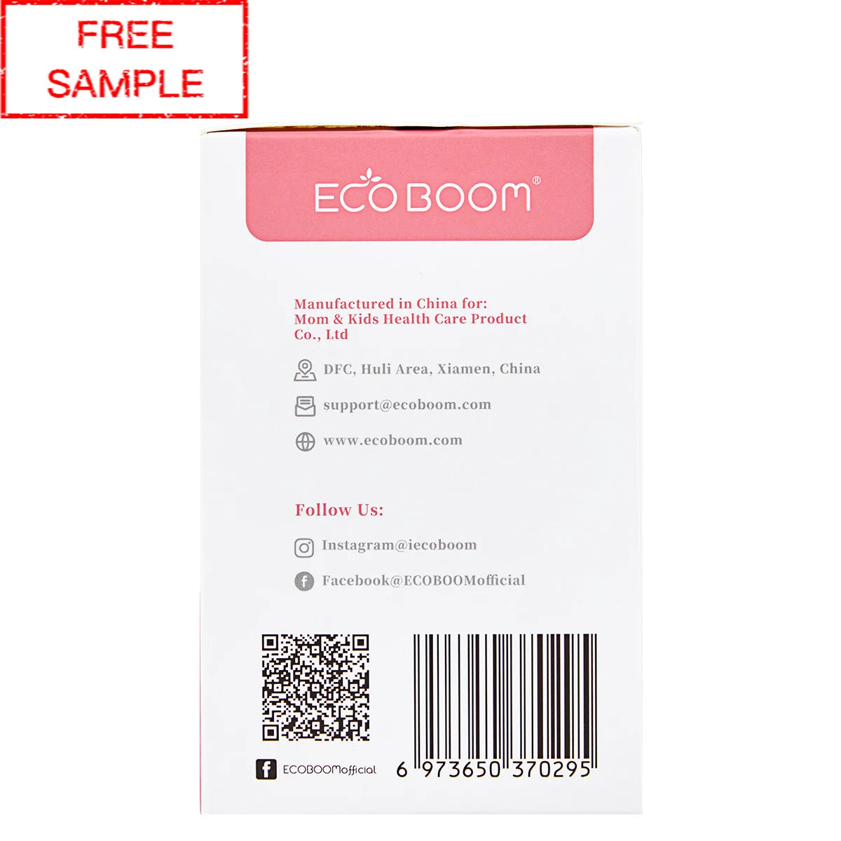 ECO BOOM Eco Friendly Sustainable Nature Flushable Teenage Women ultra Thin Import Brand Menstrual Pads