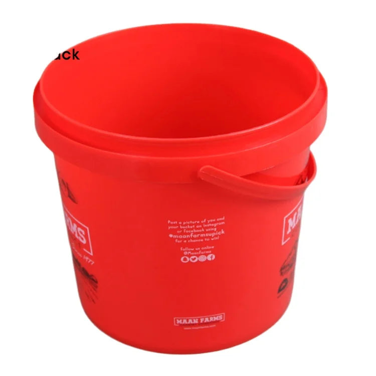Factory Direct Sales 4L Round Buckets Water Storage Paint sealed Plastic Bucket with Lid