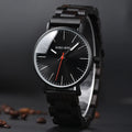 Luxury Sport Fashion Analog Water Resistant Wooden Men's Watch with Quartz Movement
