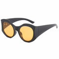 Superhot Eyewear 31161 Fashion 2023 Retro Vintage Plastic Round Polygon Cat Eye Shades  Sunglasses