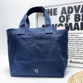 Custom Foldable Denim Bag with Leopard Pattern Medium Size Shoulder Strap for Outdoor & Travel Use