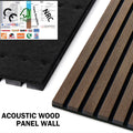 For KASARO Modern Design Acoustic Wall Panel Slatted Soundproof Panel in Wood and Polyester for Meeting Room Direct Factory