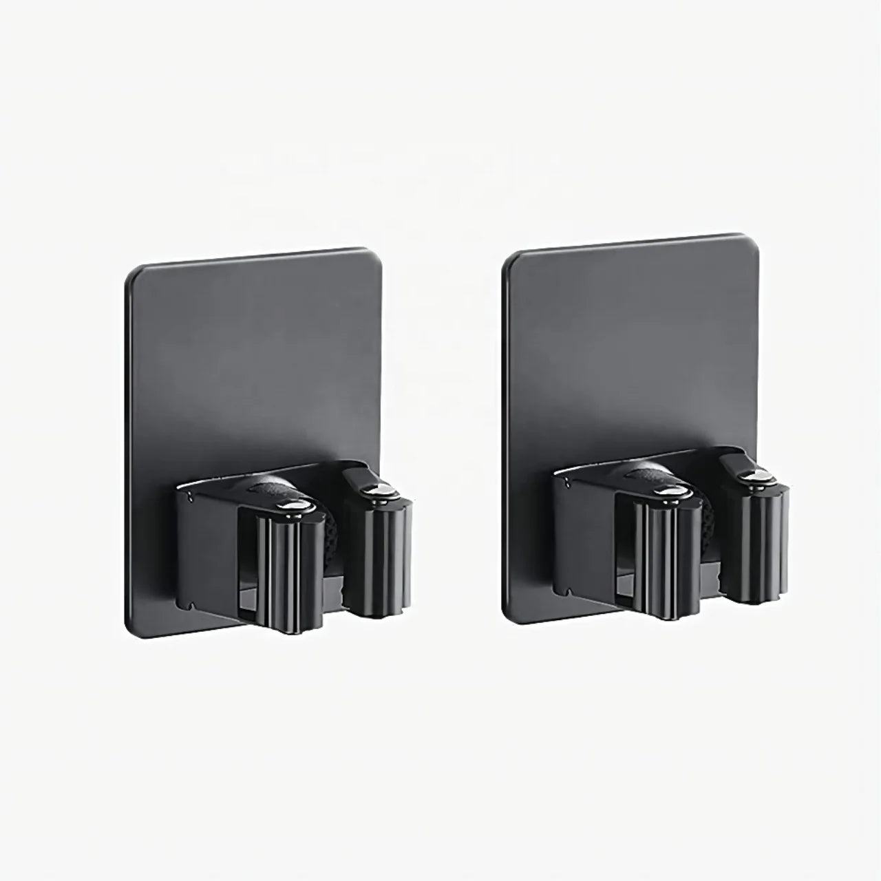 Modern Wall Mounted Stainless Steel Mop & Broom Holder with Closet Organizer for Bathroom Easy Installation