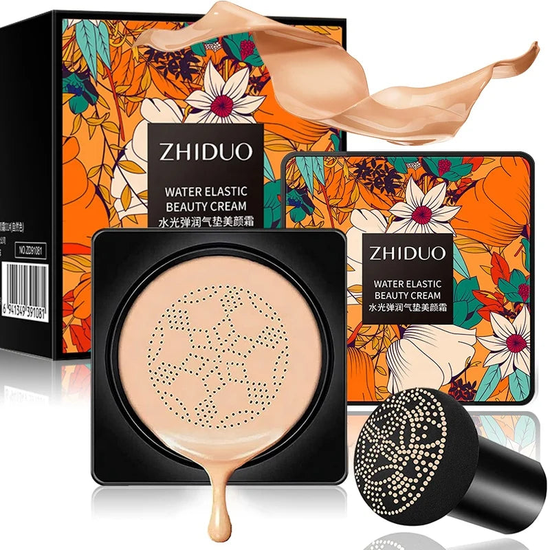 Zhiduo Moisturizing Natural Makeup Beauty Cream Face Makeup Foundation Mushroom Head Air Cushion BB CC Cream