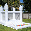 Joyful Customizable 10FT Youth Inflatable Bounce Trampoline Unisex PVC Outdoor Castle Trampoline With Pit Style for Kids