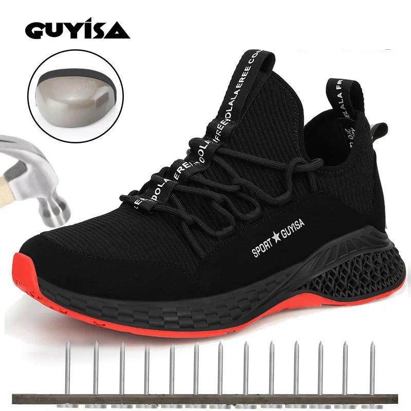 For Winter Autumn Unisex Customized Industrial Safety Wear-resistant Steel Toe Safety Shoes
